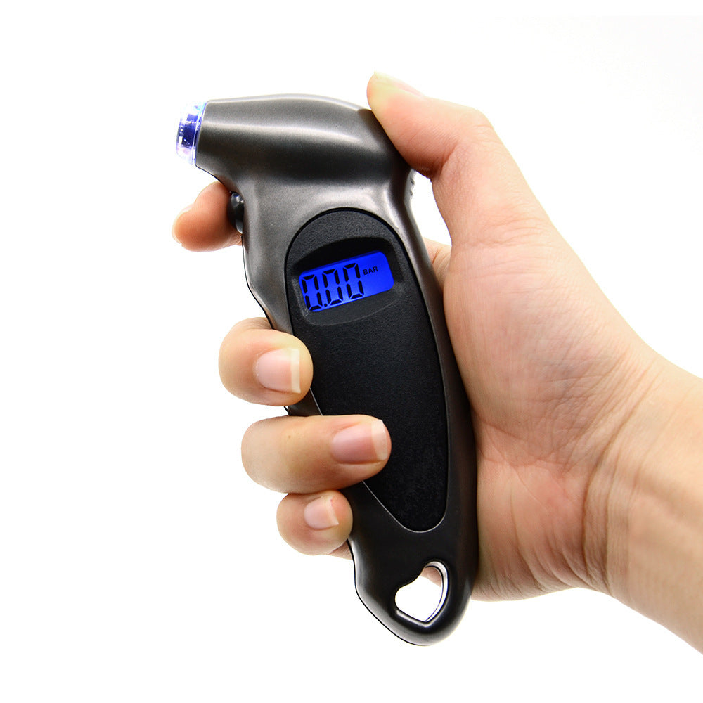 Digital Tire Pressure Gauge – Portable Car & Motorcycle Air Pressure Meter