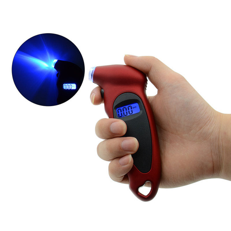 Digital Tire Pressure Gauge – Portable Car & Motorcycle Air Pressure Meter