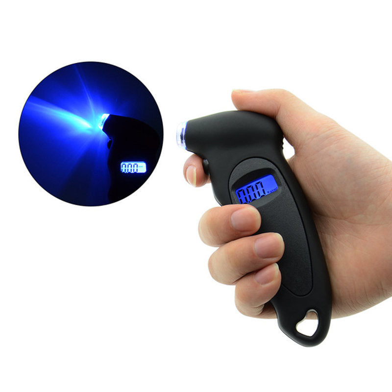 Digital Tire Pressure Gauge – Portable Car & Motorcycle Air Pressure Meter