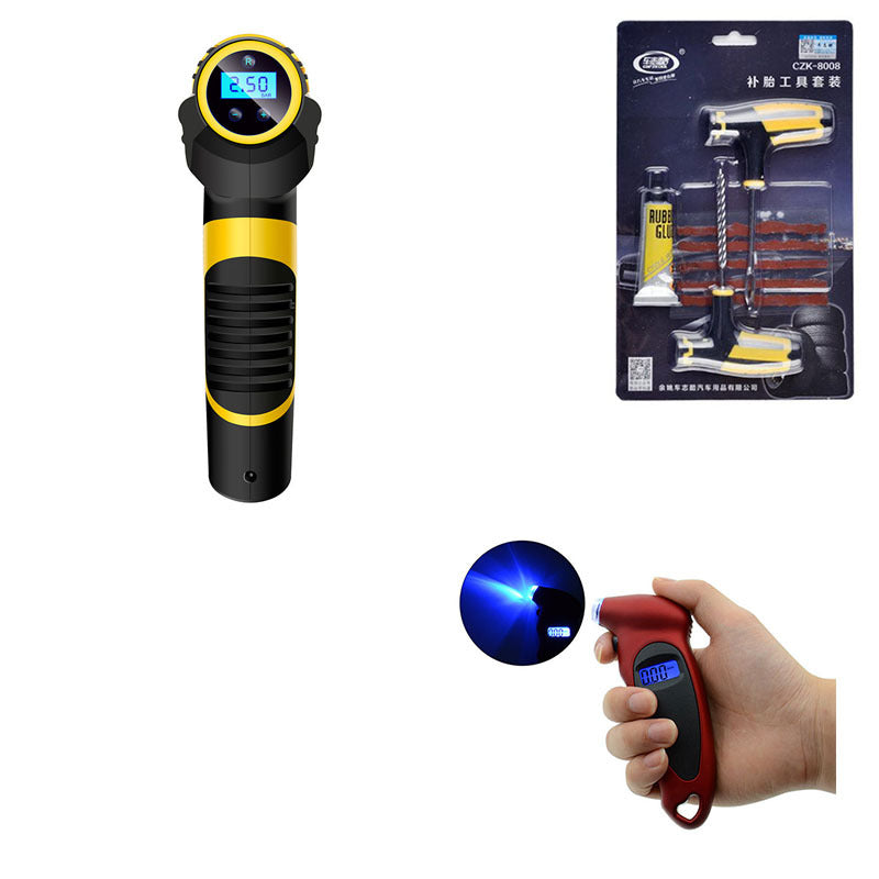 Digital Tire Pressure Gauge – Portable Car & Motorcycle Air Pressure Meter